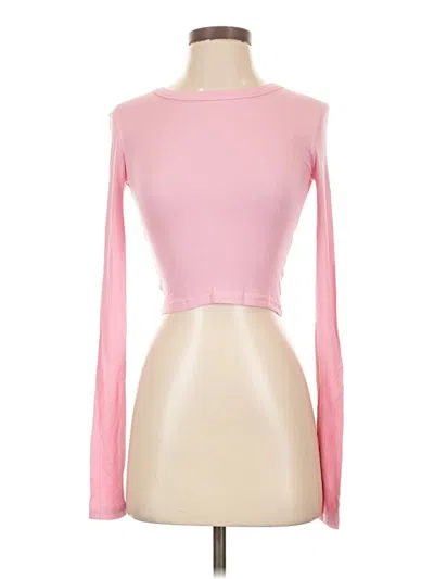 Pre-owned Bp. Long Sleeve T-shirt In Pink