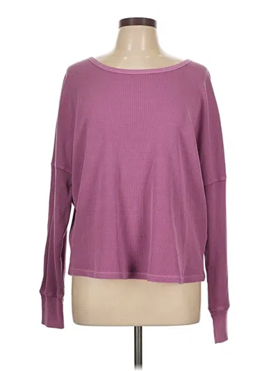 Pre-owned Bp. Long Sleeve T-shirt In Purple