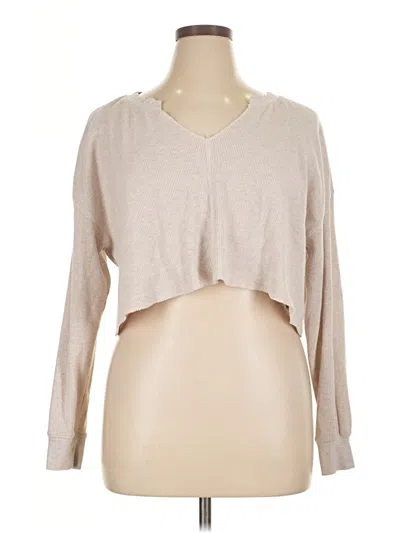 Pre-owned Bp. Long Sleeve T-shirt In Tan