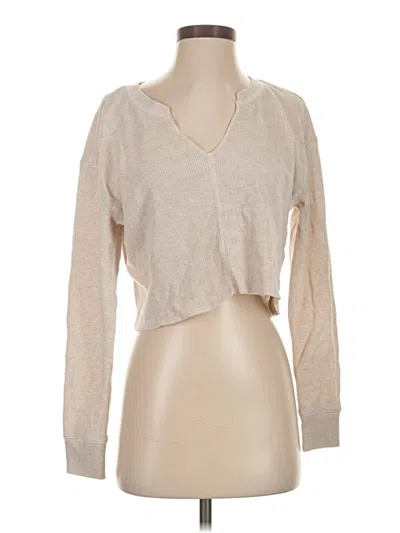 Pre-owned Bp. Long Sleeve T-shirt In Tan