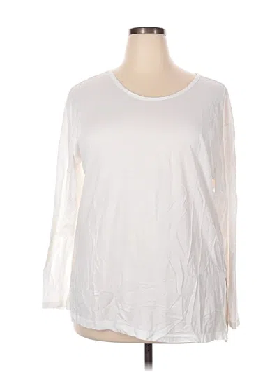 Pre-owned Bp. Long Sleeve T-shirt In White