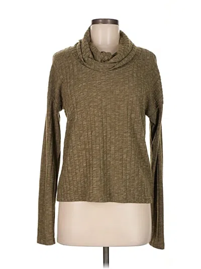 Pre-owned Bp. Long Sleeve Turtleneck In Brown
