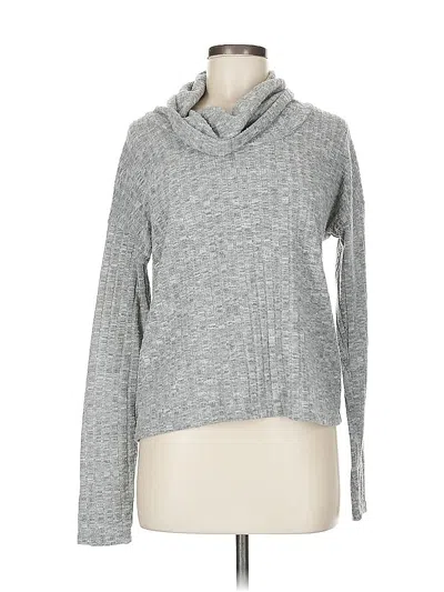 Pre-owned Bp. Long Sleeve Turtleneck In Gray