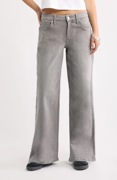 Bp. Low Rise Baggy Wide Leg Jeans In Gray