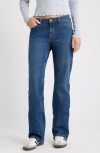 Bp. Low Rise Bootcut Jeans In Blue