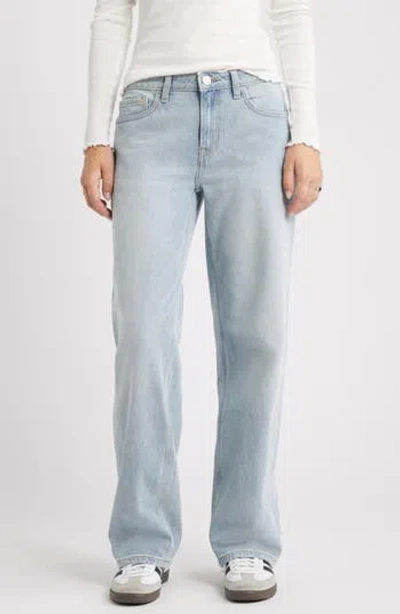 Bp. Low Rise Loose Fit Jeans In Blue