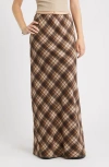Bp. Maxi Skirt In Brown