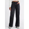 Bp. Mid Rise Baggy Jeans In Black