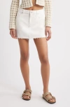 Bp. Mid Rise Miniskirt In White