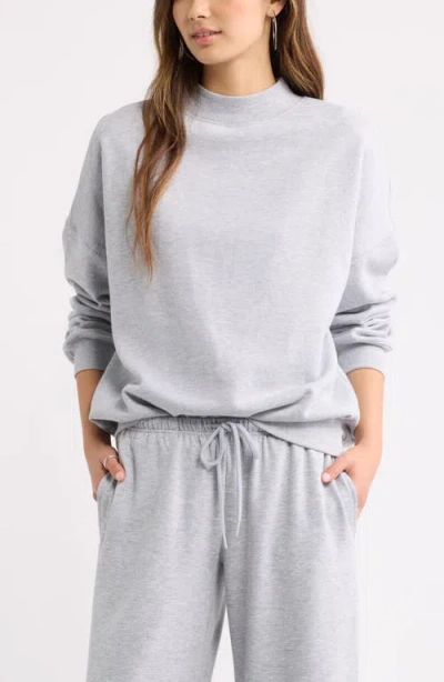 Bp. Mock Neck Sweatshirt In Gray