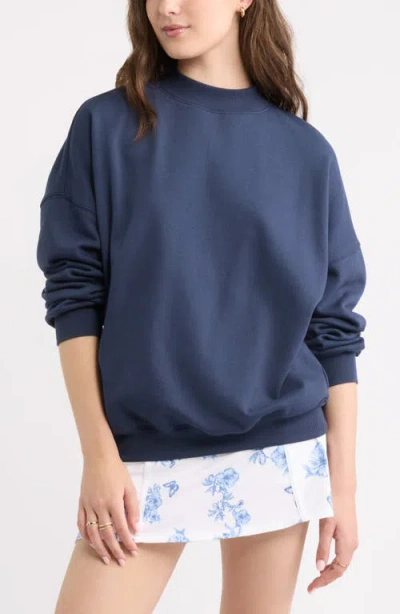 Bp. Mock Neck Sweatshirt In Neutral