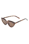 Bp. Narrow Cat Eye Sunglasses In Tortoise