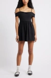 Bp. Off The Shoulder Party Dress In Black
