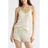 Bp. Open Stitch Tank In White