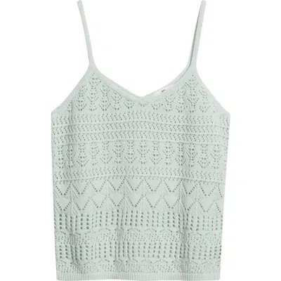 Bp. Open Stitch Tank In White