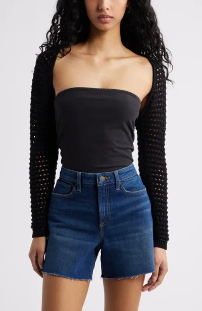 Bp. Openwork Sweater Shrug