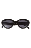 Bp. Oval Sunglasses In Black