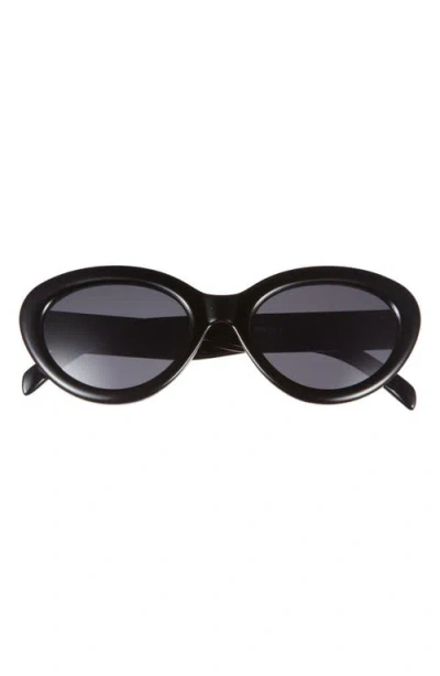 Bp. Oval Sunglasses In Black