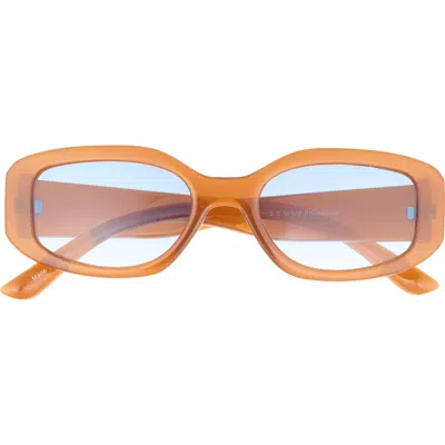 Bp. Oval Sunglasses In Brown