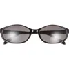 Bp. Oval Wrap Sunglasses In Black