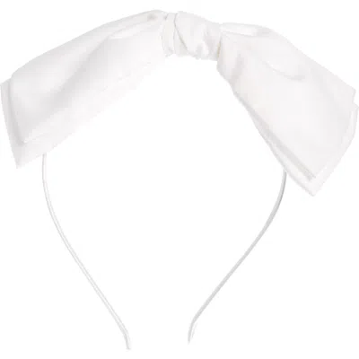 Bp. Oversize Bow Headband In White
