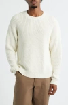 Bp. Oversize Cotton Crewneck Sweater In White