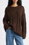 Bp. Oversize Cozy Cable Sweater In Multi
