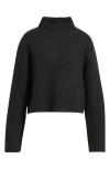 Bp. Oversize Cozy Mock Neck Sweater In Blue