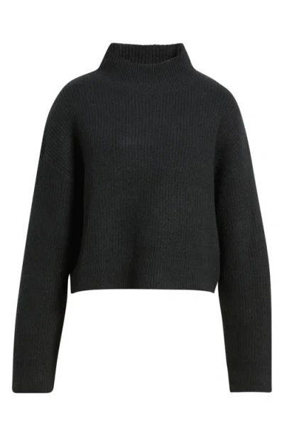 Bp. Oversize Cozy Mock Neck Sweater In Blue