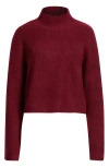 Bp. Oversize Cozy Mock Neck Sweater In Red