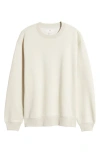 Bp. Oversize Crewneck Sweatshirt In Beige Pumice