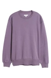 Bp. Oversize Crewneck Sweatshirt In Purple Montana