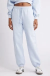Bp. Oversize Fleece Joggers In Blue Feather