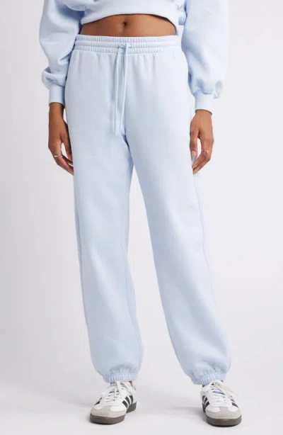 Bp. Oversize Fleece Joggers In Blue Feather
