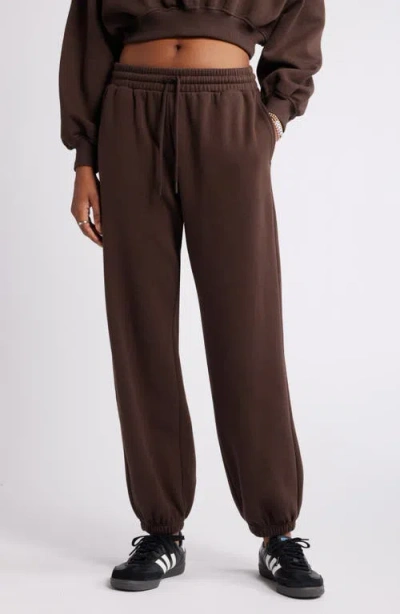 Bp. Oversize Fleece Joggers In Brown