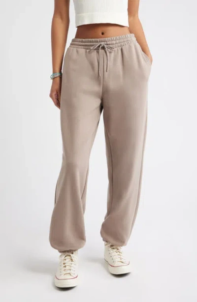 Bp. Oversize Fleece Joggers In Gold