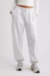 Bp. Oversize Fleece Joggers In White