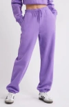 Bp. Oversize Fleece Joggers In Purple Fresco