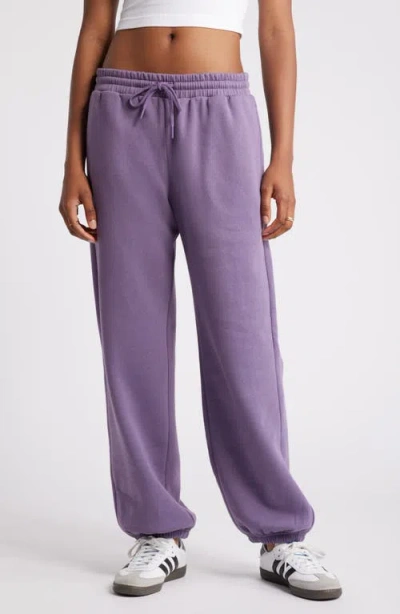 Bp. Oversize Fleece Joggers In Purple Montana