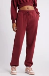 Bp. Oversize Fleece Joggers In Red Grape
