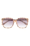 Bp. Oversize Gradient Cat Eye Sunglasses In Multi