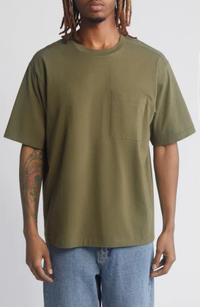 Bp. Oversize Pocket T-shirt In Olive Night