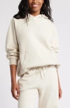 Bp. Oversize Raglan Hoodie In Beige Oatmeal Light Heather