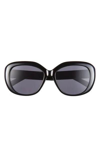 Bp. Oversize Round Sunglasses In Black