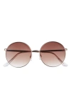 Bp. Oversize Round Sunglasses In Gold