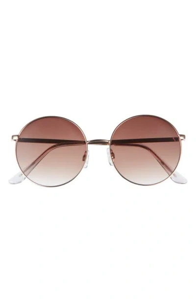 Bp. Oversize Round Sunglasses In Gold