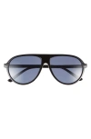 Bp. Oversize Shield Sunglasses In Black