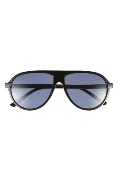Bp. Oversize Shield Sunglasses In Black