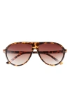Bp. Oversize Shield Sunglasses In Brown