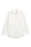Bp. Oxford Cotton Button-up Shirt In White Blanc